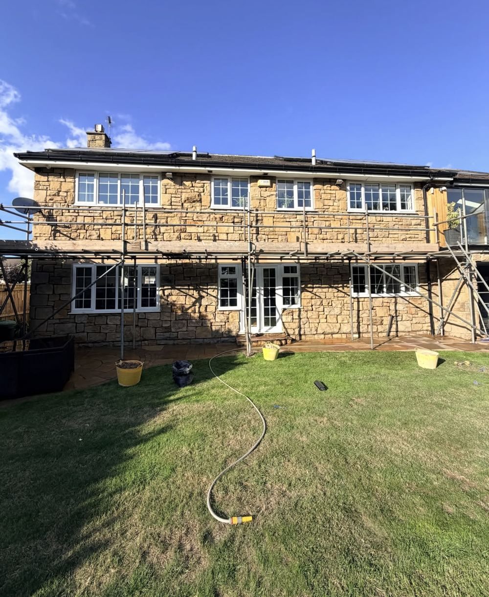 Stone house before